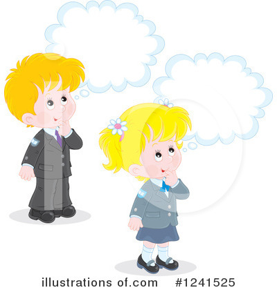 Royalty-Free (RF) Children Clipart Illustration by Alex Bannykh - Stock Sample #1241525