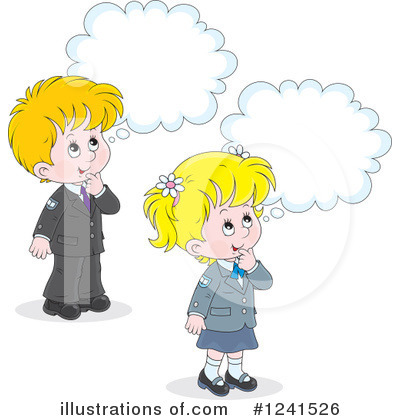 Royalty-Free (RF) Children Clipart Illustration by Alex Bannykh - Stock Sample #1241526