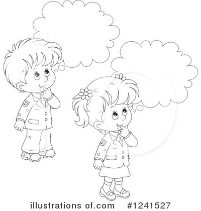 Royalty-Free (RF) Children Clipart Illustration by Alex Bannykh - Stock Sample #1241527