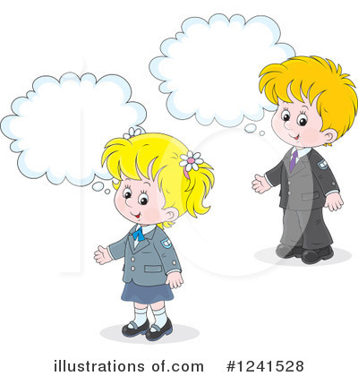 Royalty-Free (RF) Children Clipart Illustration by Alex Bannykh - Stock Sample #1241528