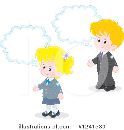 Royalty-Free (RF) Children Clipart Illustration by Alex Bannykh - Stock Sample #1241530