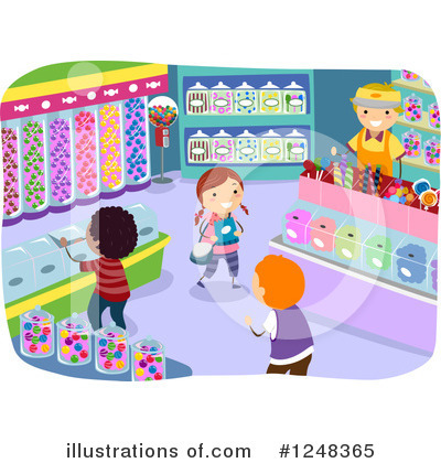Candy Shop Clipart #1248365 by BNP Design Studio