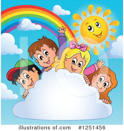 Royalty-Free (RF) Children Clipart Illustration by visekart - Stock Sample #1251456
