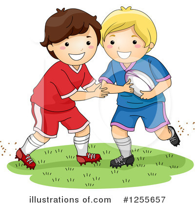 Rugby Clipart #1255657 by BNP Design Studio