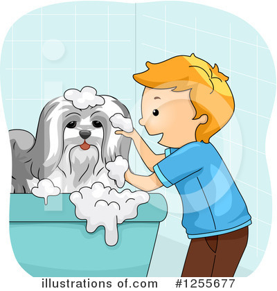 Dog Grooming Clipart #1255677 by BNP Design Studio