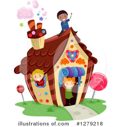 Gingerbread House Clipart #1279218 by BNP Design Studio