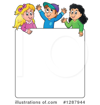 Royalty-Free (RF) Children Clipart Illustration by visekart - Stock Sample #1287944