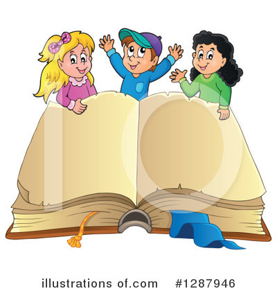 Royalty-Free (RF) Children Clipart Illustration by visekart - Stock Sample #1287946