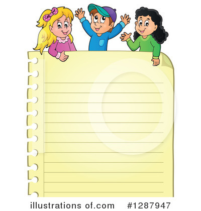 Royalty-Free (RF) Children Clipart Illustration by visekart - Stock Sample #1287947