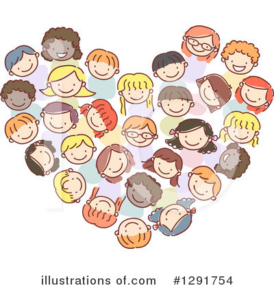 Royalty-Free (RF) Children Clipart Illustration by BNP Design Studio - Stock Sample #1291754