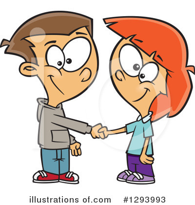 Hand Shake Clipart #1293993 by toonaday