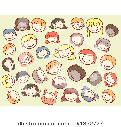 Royalty-Free (RF) Children Clipart Illustration by BNP Design Studio - Stock Sample #1352727