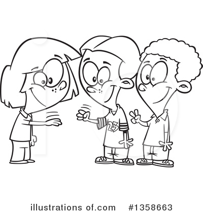 Royalty-Free (RF) Children Clipart Illustration by toonaday - Stock Sample #1358663