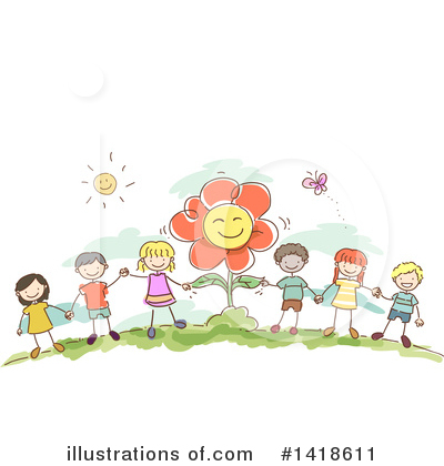 Royalty-Free (RF) Children Clipart Illustration by BNP Design Studio - Stock Sample #1418611