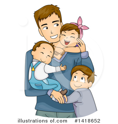Fathers Day Clipart #1418652 by BNP Design Studio