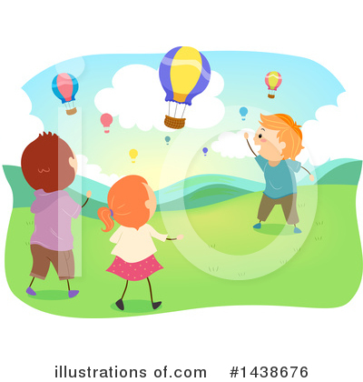 Hot Air Balloons Clipart #1438676 by BNP Design Studio