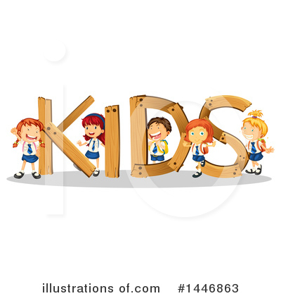 School Children Clipart #1446863 by Graphics RF