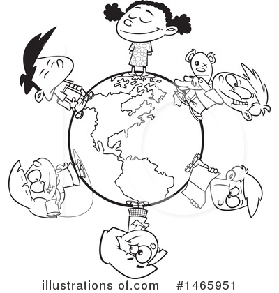 Royalty-Free (RF) Children Clipart Illustration by toonaday - Stock Sample #1465951