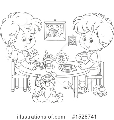 Royalty-Free (RF) Children Clipart Illustration by Alex Bannykh - Stock Sample #1528741