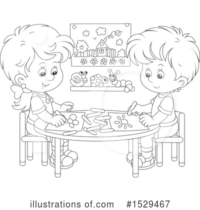 Royalty-Free (RF) Children Clipart Illustration by Alex Bannykh - Stock Sample #1529467