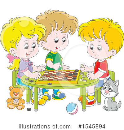 Royalty-Free (RF) Children Clipart Illustration by Alex Bannykh - Stock Sample #1545894
