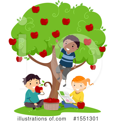 Apple Tree Clipart #1551301 by BNP Design Studio