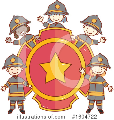 Firefighter Clipart #1604722 by BNP Design Studio