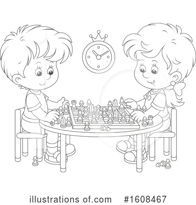 Royalty-Free (RF) Children Clipart Illustration by Alex Bannykh - Stock Sample #1608467