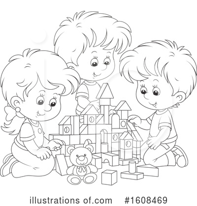 Royalty-Free (RF) Children Clipart Illustration by Alex Bannykh - Stock Sample #1608469