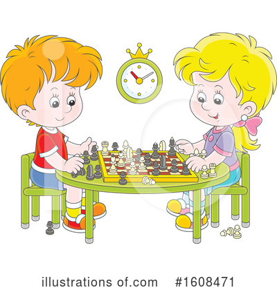Royalty-Free (RF) Children Clipart Illustration by Alex Bannykh - Stock Sample #1608471