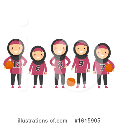 Basketball Clipart #1615905 by BNP Design Studio