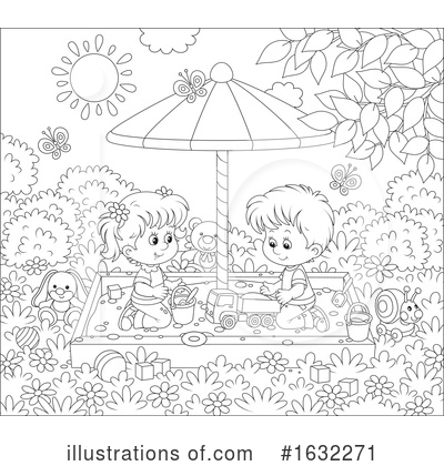 Royalty-Free (RF) Children Clipart Illustration by Alex Bannykh - Stock Sample #1632271