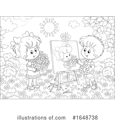 Royalty-Free (RF) Children Clipart Illustration by Alex Bannykh - Stock Sample #1648738