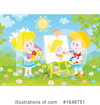 Royalty-Free (RF) Children Clipart Illustration by Alex Bannykh - Stock Sample #1648751