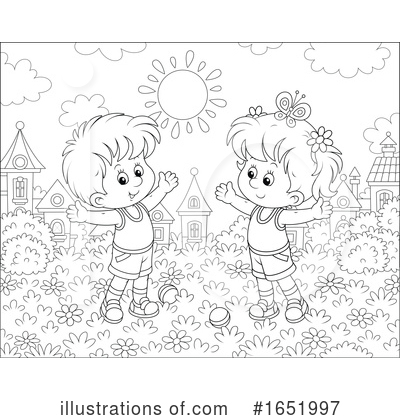 Royalty-Free (RF) Children Clipart Illustration by Alex Bannykh - Stock Sample #1651997
