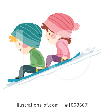 Snowboarding Clipart #1663607 by BNP Design Studio