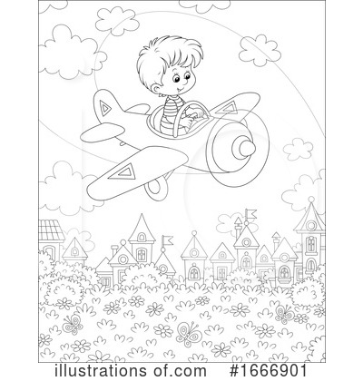 Royalty-Free (RF) Children Clipart Illustration by Alex Bannykh - Stock Sample #1666901
