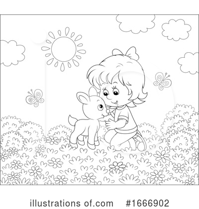 Royalty-Free (RF) Children Clipart Illustration by Alex Bannykh - Stock Sample #1666902