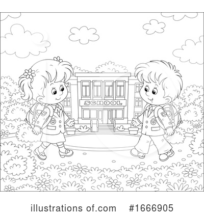 Royalty-Free (RF) Children Clipart Illustration by Alex Bannykh - Stock Sample #1666905