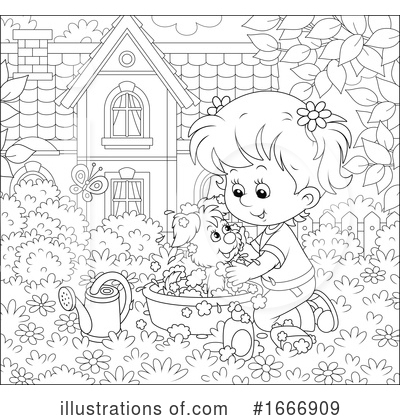 Royalty-Free (RF) Children Clipart Illustration by Alex Bannykh - Stock Sample #1666909
