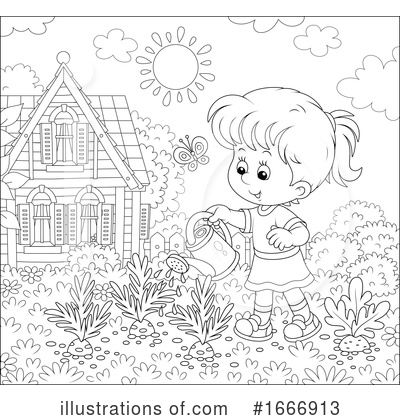 Royalty-Free (RF) Children Clipart Illustration by Alex Bannykh - Stock Sample #1666913