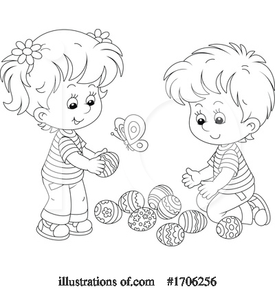 Royalty-Free (RF) Children Clipart Illustration by Alex Bannykh - Stock Sample #1706256