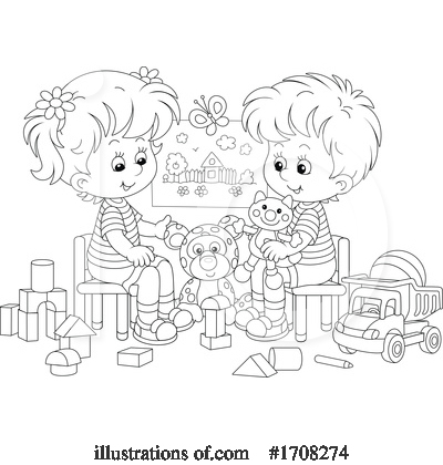 Royalty-Free (RF) Children Clipart Illustration by Alex Bannykh - Stock Sample #1708274