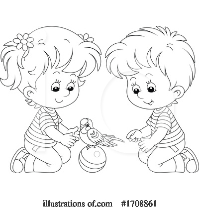 Royalty-Free (RF) Children Clipart Illustration by Alex Bannykh - Stock Sample #1708861