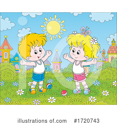 Royalty-Free (RF) Children Clipart Illustration by Alex Bannykh - Stock Sample #1720743