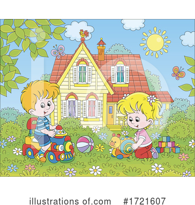 Royalty-Free (RF) Children Clipart Illustration by Alex Bannykh - Stock Sample #1721607