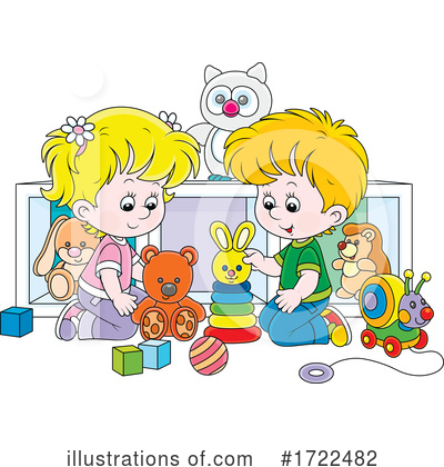 Royalty-Free (RF) Children Clipart Illustration by Alex Bannykh - Stock Sample #1722482