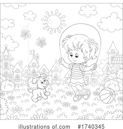 Royalty-Free (RF) Children Clipart Illustration by Alex Bannykh - Stock Sample #1740345