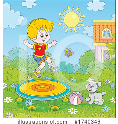 Royalty-Free (RF) Children Clipart Illustration by Alex Bannykh - Stock Sample #1740346