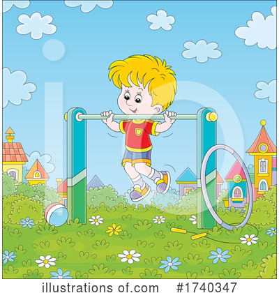 Royalty-Free (RF) Children Clipart Illustration by Alex Bannykh - Stock Sample #1740347